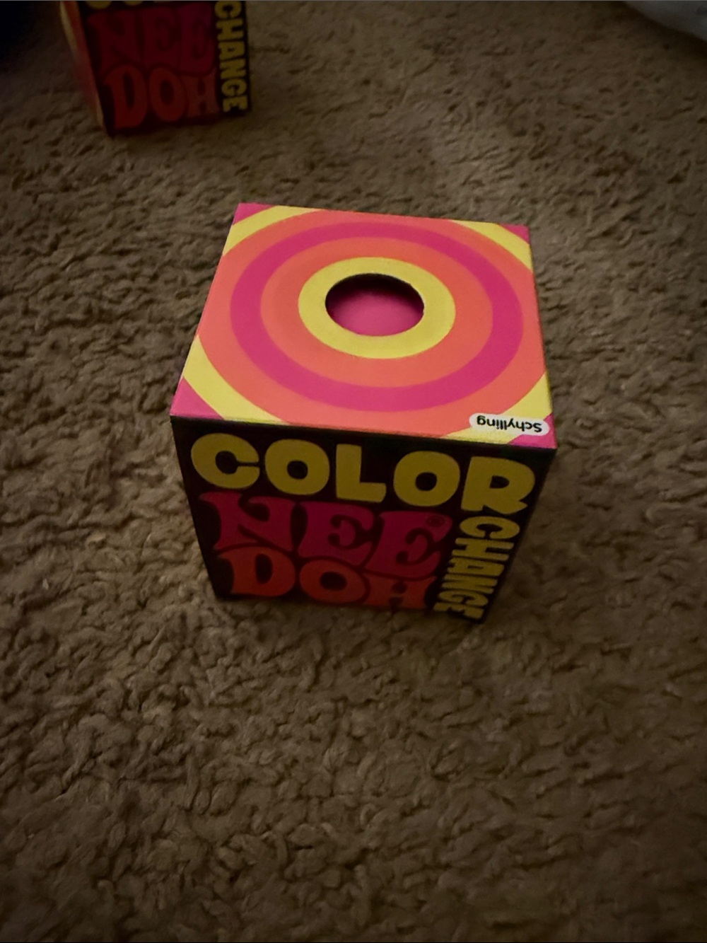 Color changing needoh, one yellow and one pink available